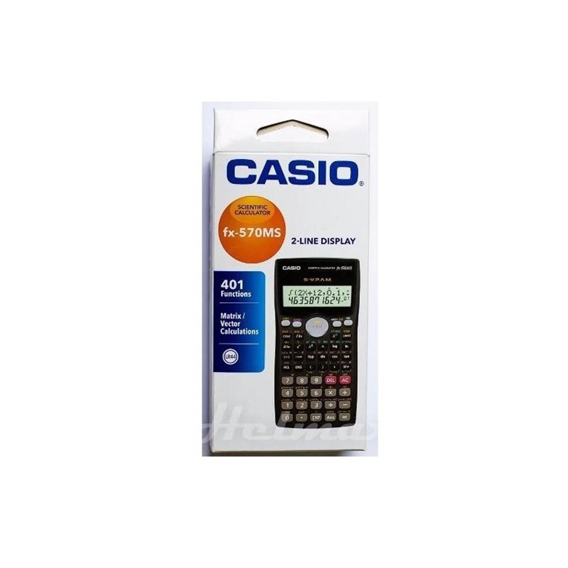 Casio FX-82MS-2 - Calculadora Científica 240 funções Preto