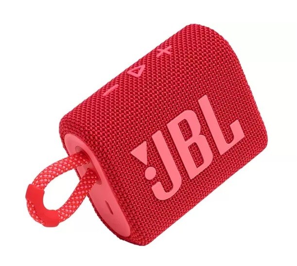 Caixa de Som Bluetooth JBL Go3 REDAM a Prova D'àgua Portátil 4,2W  Vermelho CX UN Seven Digital
