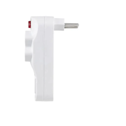 Adaptador de 2 Tomadas e Carregador 2 USB Intelbras EAC 1002 - 4824000 Branco 10A UN 1 UN