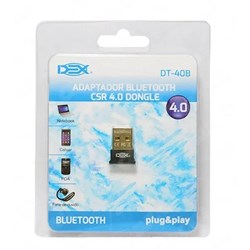 Adaptador Receptor USB Bluetooth 4.0 Dex DT-40B Dongle Mini Preto BT 1 UN