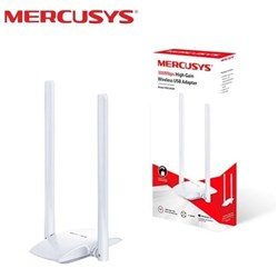 Adaptador USB Mercusys MW300UH High Gain 2x2 Mimo Wireless 300Mbps Branco CX 1 UN