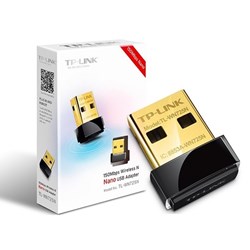 Adaptador USB Tp-Link TL-WN725N Wifi 150Mbps Preto CX 1 UN