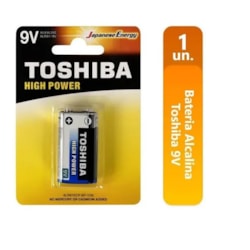 Bateria 9V Toshiba 6LR61/9V Alcalina BT 1 UN