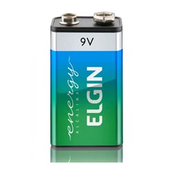 Bateria Alcalina 9V Elgin 82158 Verde BT 1 UN