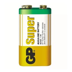 Bateria Alcalina 9V GP Super 6LF22 BT 1 UN