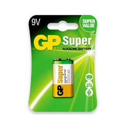 Bateria Alcalina 9v GP Super 6LF22 BT 1 UN