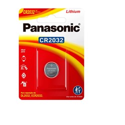 Bateria Botão Panasonic CR 2032 Lithium 3V BT UN 1 UN