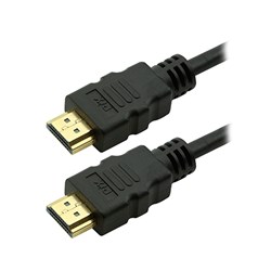 Cabo HDMI 1.4 PIX 018-0214 Gold Ultra HD 4K 2 Metros Preto PT 1 UN
