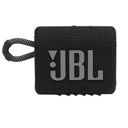 Caixa de Som Bluetooth 5.1 JBL Go3BLKAM Portátil Resistência à Água IP67 4,2W Preto CX 1 UN