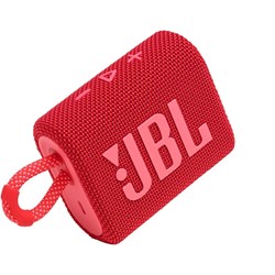 Caixa de Som Bluetooth 5.1 JBL Go3REDAM Resistente a Água 4,2W Vermelho CX 1 UN
