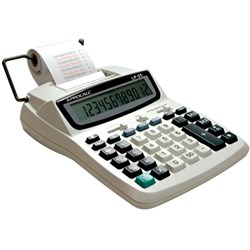 Calculadora de Mesa com Bobina Procalc LP25 Semi Profissional - 12 Dígitos Branco CX 1 UN