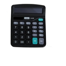 Calculadora de Mesa Vighs V-837B Preto 12 Dígitos CX 1 UN
