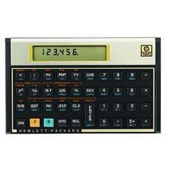 Calculadora Financeira HP 12C Gold F2230A#B17 Visor LC c/ 120 Funções Gold BT 1 UN