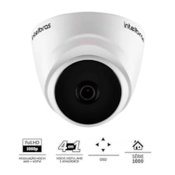 Câmera CFTV Dome Intelbras VHD 1220D G7 4560026 FullHD 2,8mm 20M Branco CX 1 UN