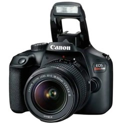 Câmera Digital Canon EOS Rebel T100 EF-S 18-55 lll Kit Lente 18MP Preta CX 1 UN