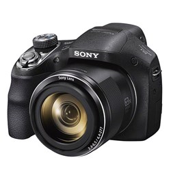Câmera Digital Sony DSC-H400 20.1MP LCD 3 Zoom 63X Estabilizador Optico e Video HD Preta CX 1 UN