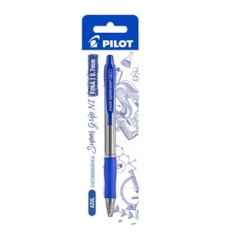 Caneta Esferográfica Retrátil Pilot Super Grip BPGP-10R-Nl 0,7mm Azul UN 1 UN