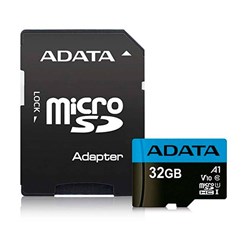 Cartão de Memória 32GB Micro SD Adata AUSDH32GUICL10A1-RA1 Classe 10 c/ Adaptador BT 1 UN