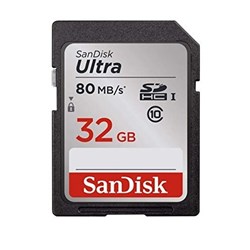 Cartão de Memória 32GB SD Sandisk Ultra SDSDUNC-032G-GN6lN Classe 10 BT 1 UN