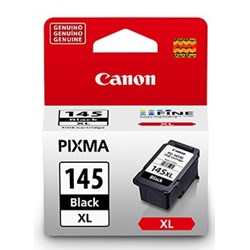 Cartucho de Tinta Canon PG-145BK XL Preto Original 12ml CX 1 UN