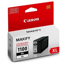 Cartucho de Tinta Canon PGI-1100BK XL - 9187B001AA Preto Original 34,7ml CX 1 UN