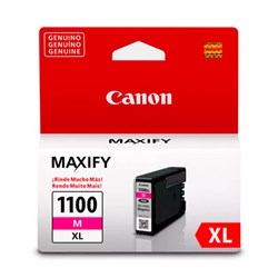 Cartucho de Tinta Canon PGI-1100M XL - 9209B001AA Magenta Original 12ml CX 1 UN