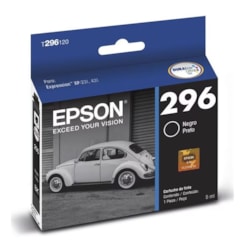 Cartucho de Tinta Epson T296120BR Preto Original 4ml CX 1 UN