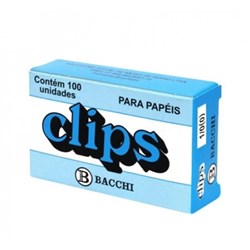Clips N.1 Bacchi Galvanizado CX 100 UN