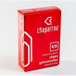 Clips N.4/0 Chaparrau Galvanizado CX 50 UN