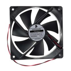 Cooler Fan para Gabinete ChipSce 075-1212 Preto 120x120 BT 1 UN