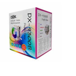 Cooler para Processador Intel/AMD Dex DX-9300B Universal LGA 1700 2011 M4 Duplo Led  CX 1 UN