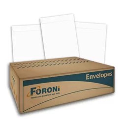 Envelope Foroni 2836 SBR 3600 Branco 260x360mm 90g CX 250 UN