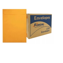 Envelope Foroni SBR 18.2728-5 Kraft Ouro 200x280mm 80g CX 250 UN