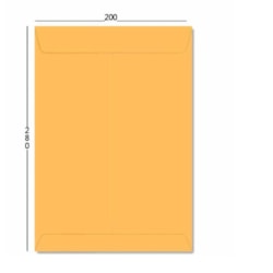 Envelope Foroni SBR 18.2728-5 Kraft Ouro 200x280mm 80g CX 250 UN