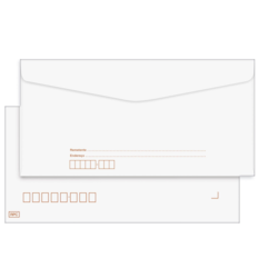 Envelope Ofício 7500 Foroni 18.2020-5 c/RPC 114x229mm Branco UN 1 UN