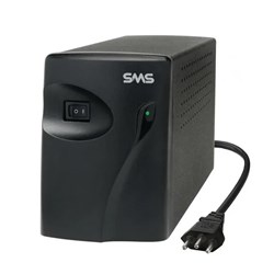 Estabilizador 600VA SMS Progressive lll Laser uAP 600BI Entrada Biv. Saída 115V Preto CX 1 UN