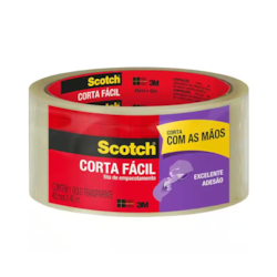 Fita Adesiva 3M Scotch Corta Fácil Transparente 45x40m UN 1 UN