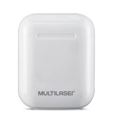 Fone de Ouvido Bluetooth Multilaser Airbuds TWS PH326 5.1 Intra Auricular Branco BT 1 UN