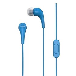 Fone de Ouvido com Microf Motorola Earbuds 2 SH006 Intra Auricular Plug 3.5mm Azul CX 1 UN