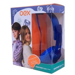 Fone de Ouvido com Microf OEX HP303 Teen Plug P3 Azul CX 1 UN