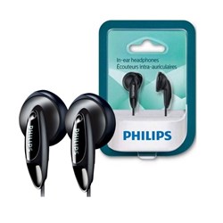 Fone de Ouvido Philips SHE1350/00 Vibes Intra Auricular Plug 3.5mm Preto CX 1 UN