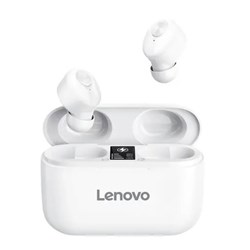 Fone de Ouvido Wireless Bluetooth Lenovo True HT18W PTM7C02359 Intra Auricular Stereo Branco BT 1 UN