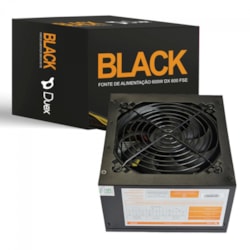 Fonte ATX 600W Duex DX 600 FSE Manual 230/120v Preto CX 1 UN