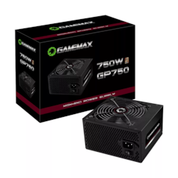 Fonte ATX 750W Gamemax GP750 80Plus Bronze PFC Ativo 220/120v Automático Preto CX 1 UN