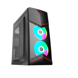 Gabinete Gamer Mid Tower C3Tech MTG90BK sem Fonte Preto CX 1 UN