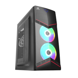 Gabinete Gamer Mid Tower C3Tech MTG90BK sem Fonte Preto CX 1 UN