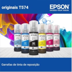 Garrafa de Tinta Epson T574320-AL Magenta 70ml Original CX 1 UN