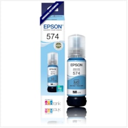 Garrafa de Tinta Epson T574520-AL Ciano Claro 70ml Original CX 1 UN