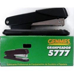 Grampeador Genmes 56A1 p/ 25Fls Preto CX 1 UN