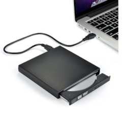 Gravador  e Leitor Externo CD-RW/DVD-RW Dex DG-100 USB 2.0 Preto CX 1 UN